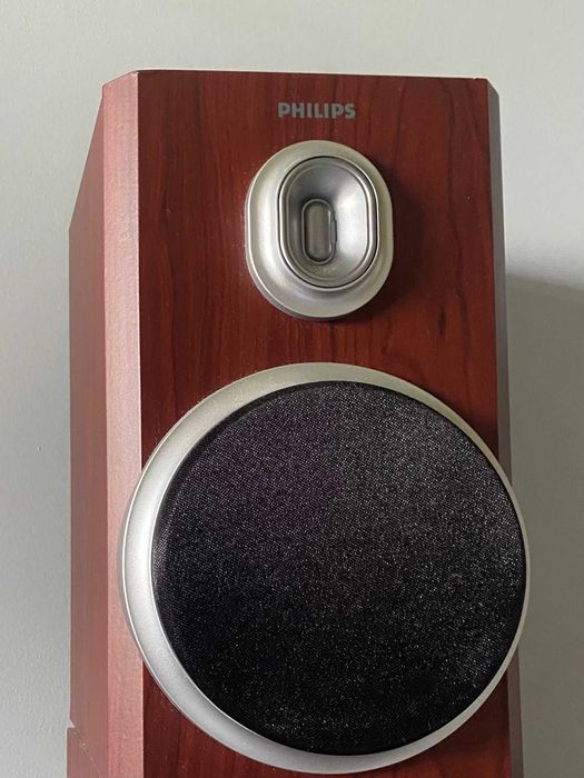 Leitor de CD e colunas Philips
