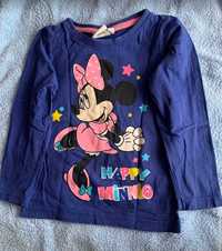 Koszulka z długim rękawem, Disney, Myszka Minnie, roz 110