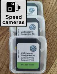 Karta SD nośnik mapy mapa Europy VW Discover Media MiB2 V19 ECE 2024/2