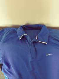Koszulka niebieska S\M Nike polowka meska