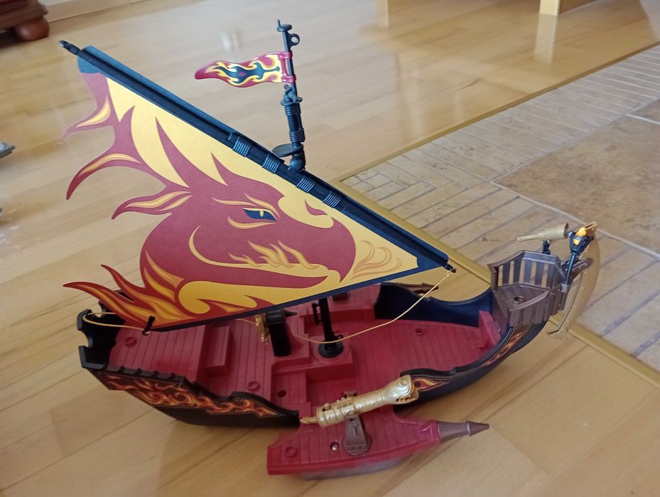 Playmobil Nolvelmore 70641 statek ognia wojowników Burnham