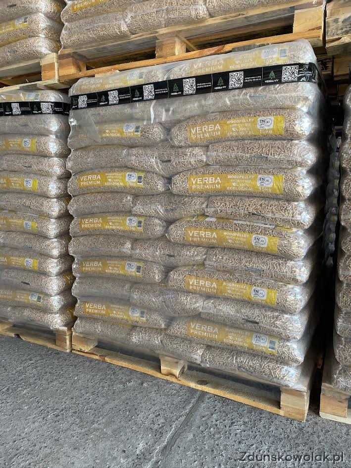 Bardzo jasny pellet VERBA PREMIUM EnPlusA1