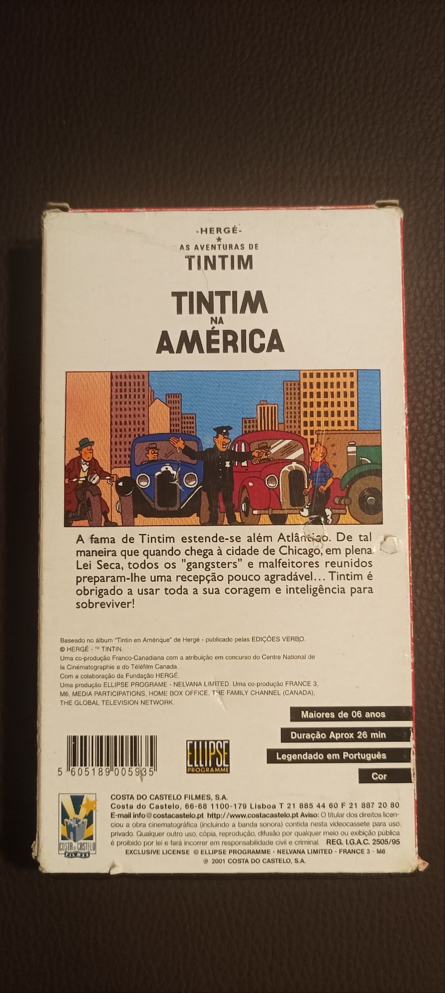 As aventuras de TinTim (VHS)