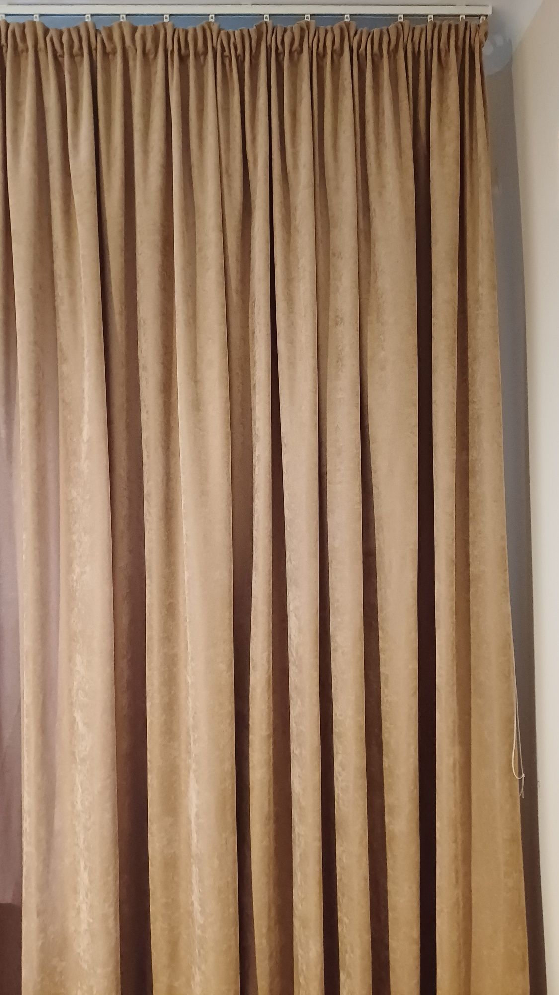 Zasłony 2szt  welur  na taśmie 270x236