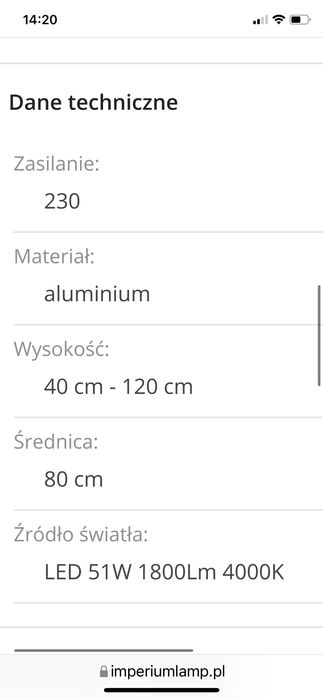 Lampa Maytoni  okrąg led