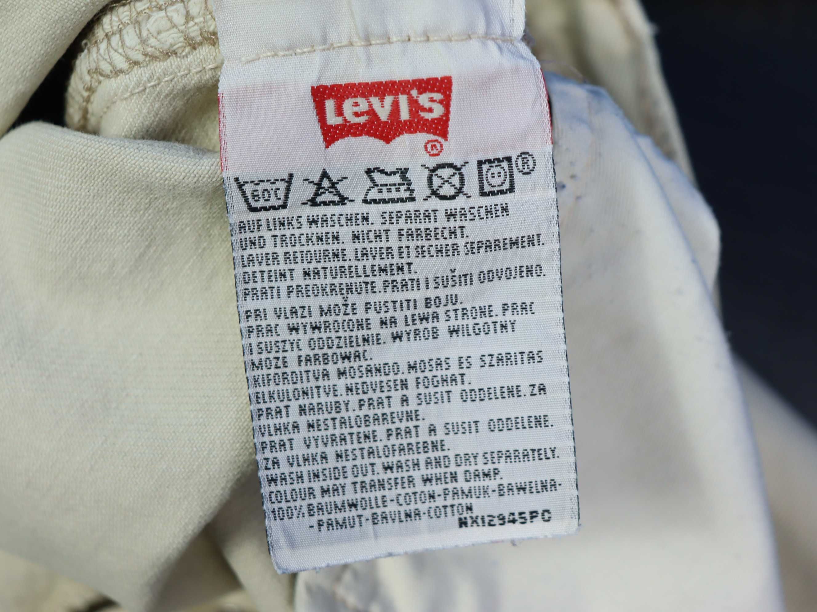Levi's 501 spodenki jeansowe szorty męskie jeansy krótkie spodnie 30 S