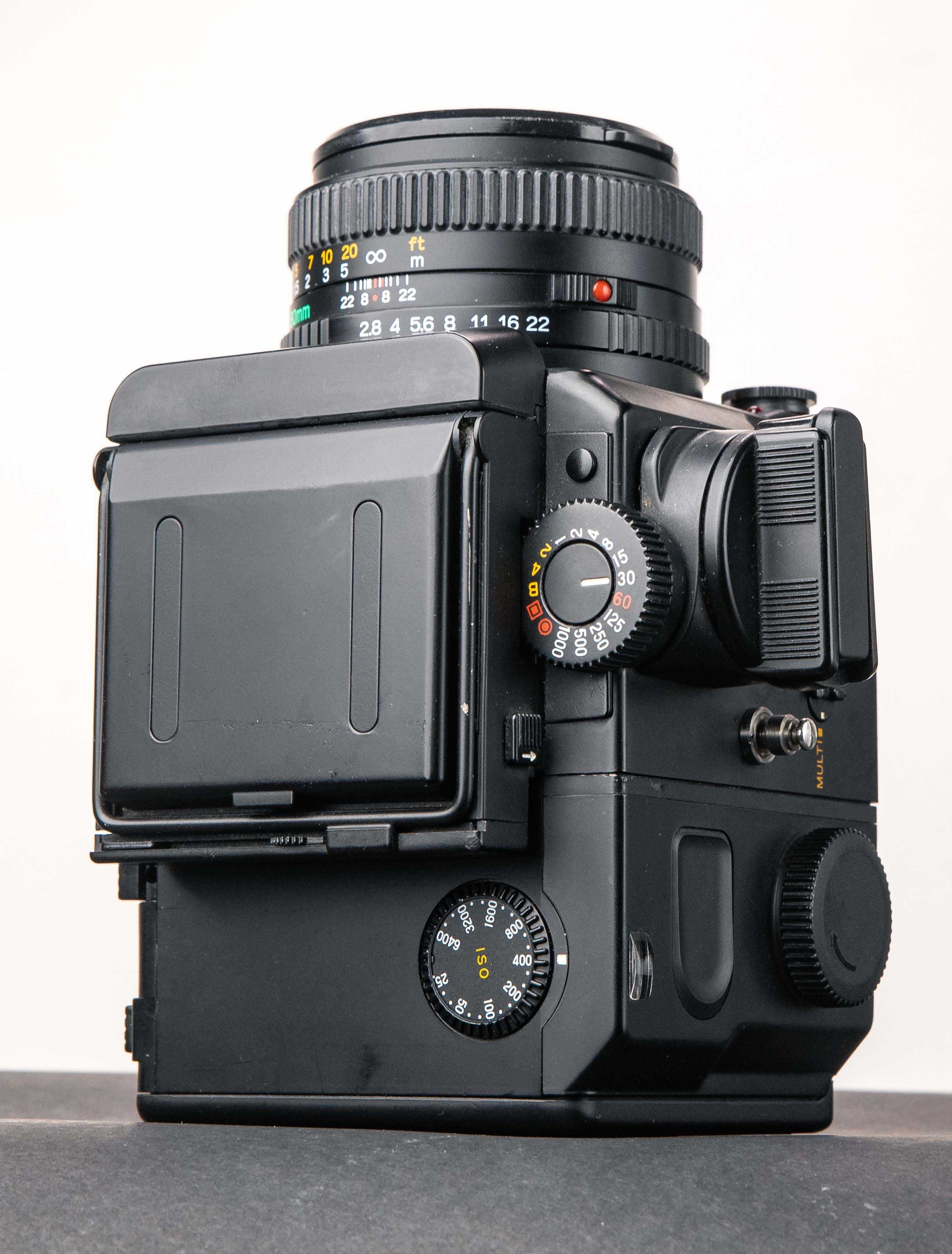 Плівкова камера Mamiya 645 Super, об'єктив Sekor C 80mm 2.8 N, ШАХТА