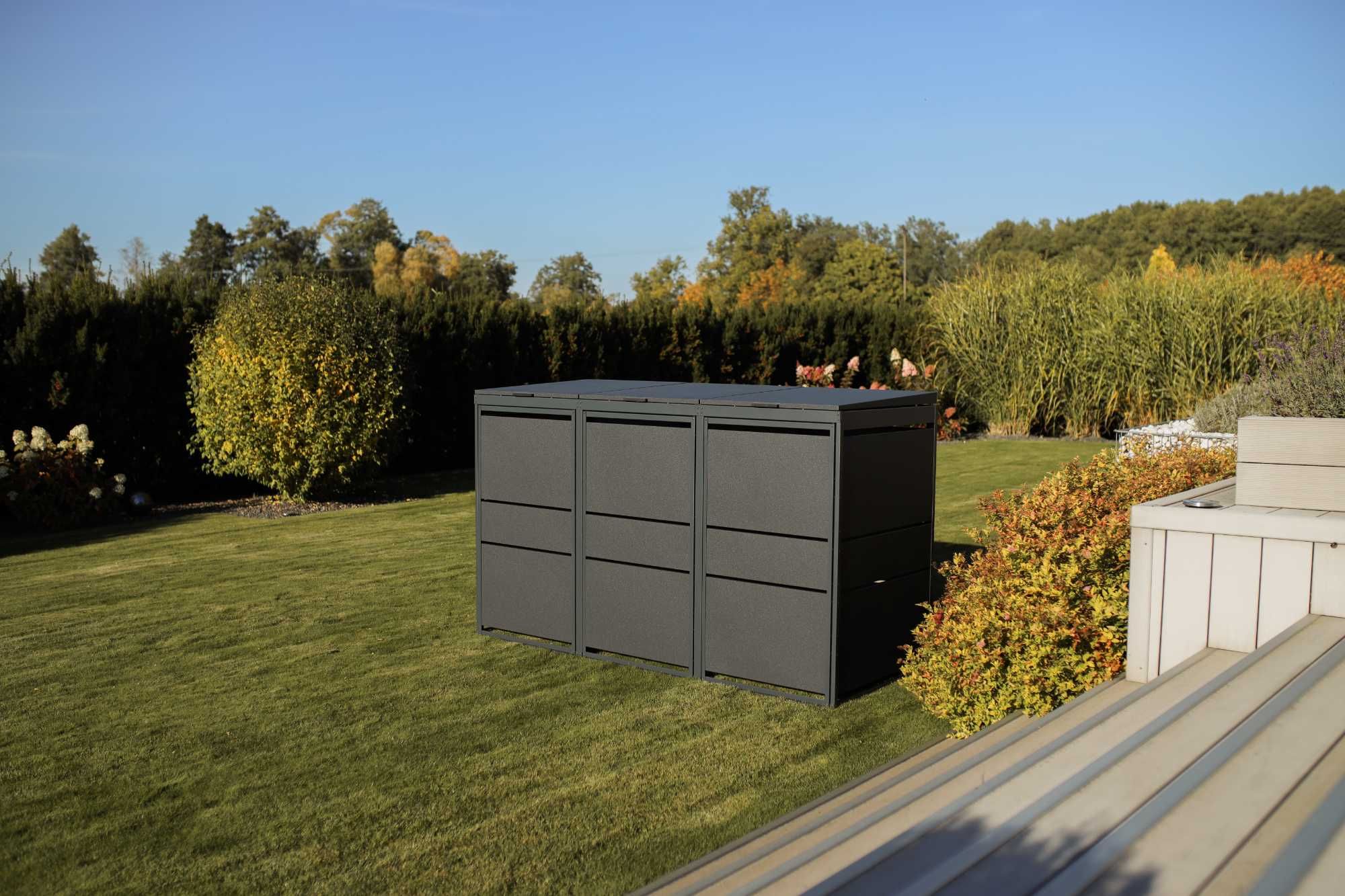 Zabudowy koszy na śmieci Obudowy na kosze Top Box 4x120L premium