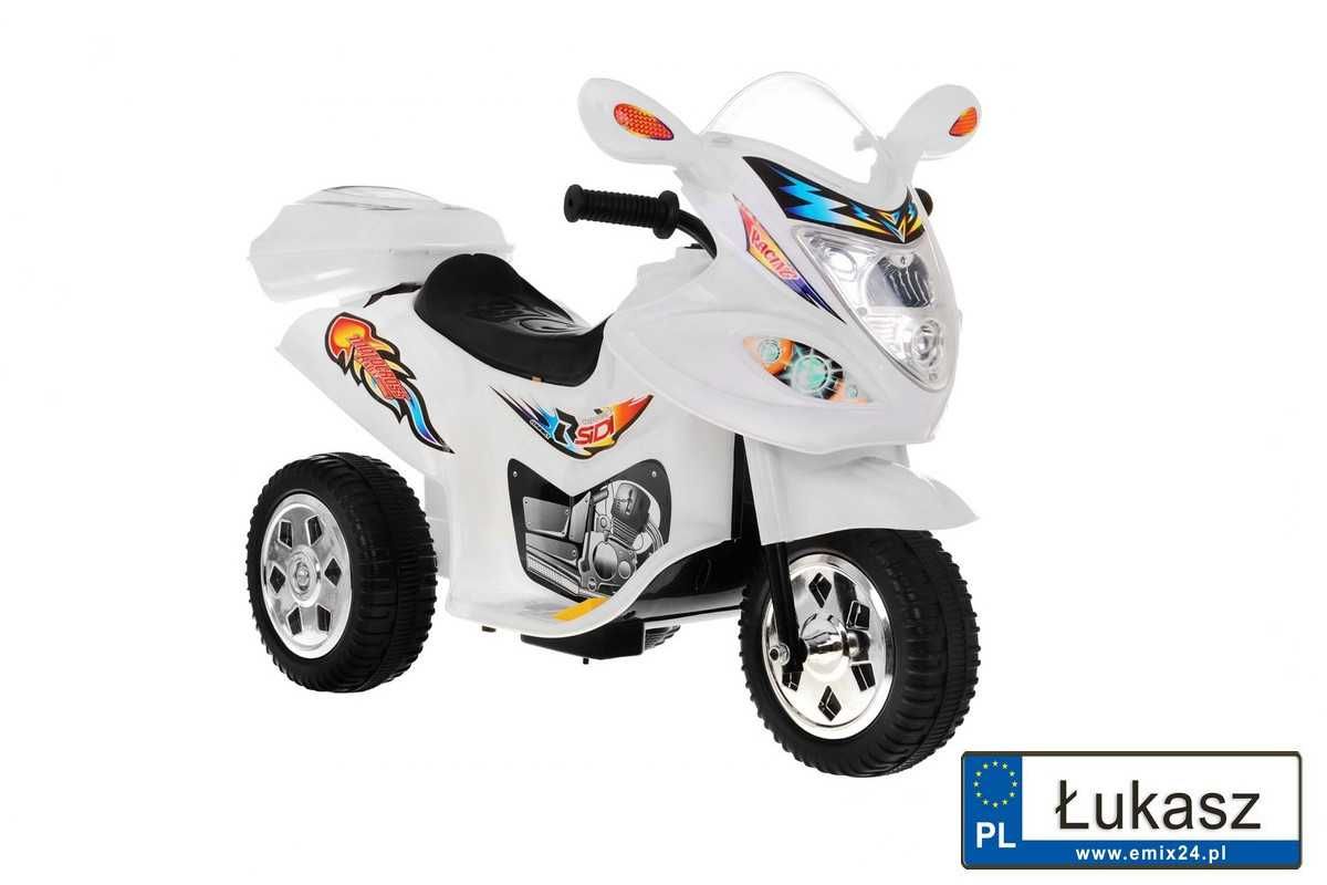 Motor trójkołowy Motorek dla dzieci na akumulator 18W do 25 kg LL1188
