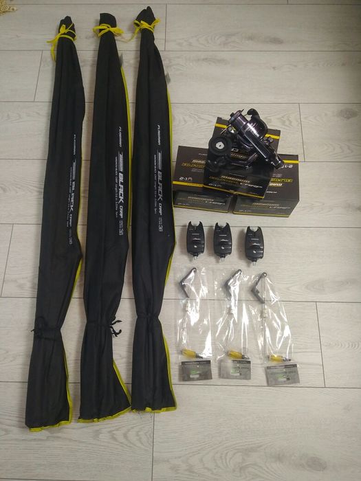 Карповой набор , + 3 спиннинга 3.9 + 3 свингеры + 3 сигнализатора