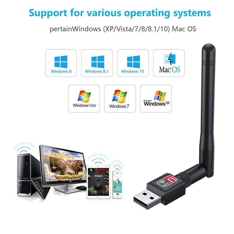 USB WiFi адаптер RTL8188 150Mbps