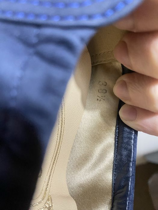 Туфлі Tod’s темно сині жіночі