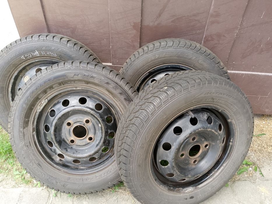 Opony Dębica zimowe na felgach Kia Picanto Uno Seicento Matiz