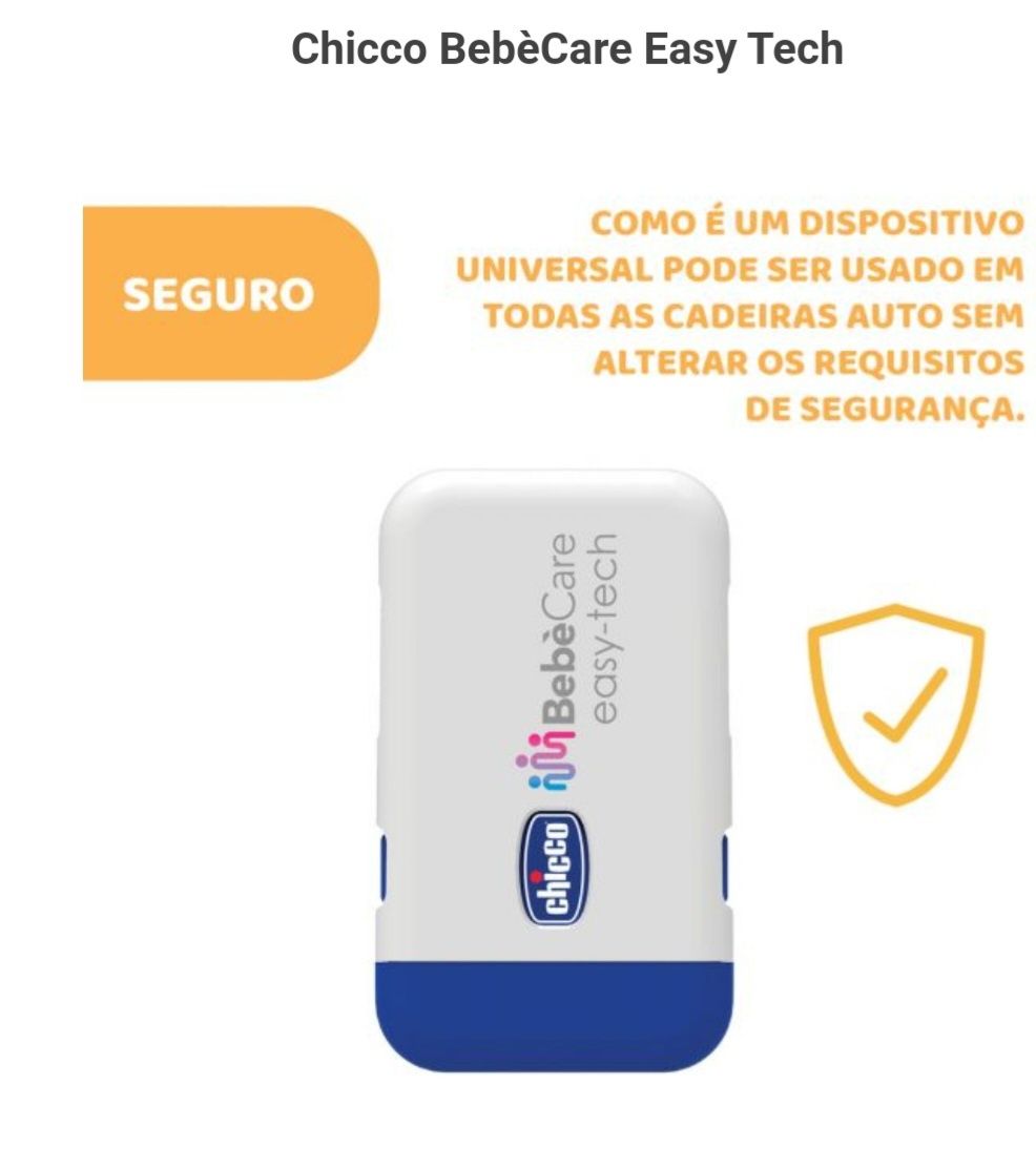 Chicco BebèCare easy-tech SEGURANÇA DO SEU BEBÊ