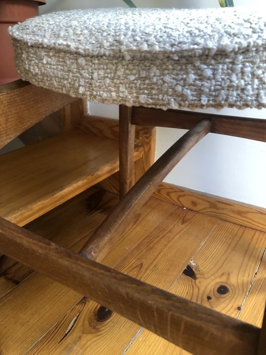 Krzesło Hałas po renowacji prl