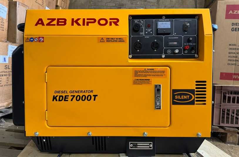 генератор дизельний Kipor закритого типу мідна обмотка стартер колеса