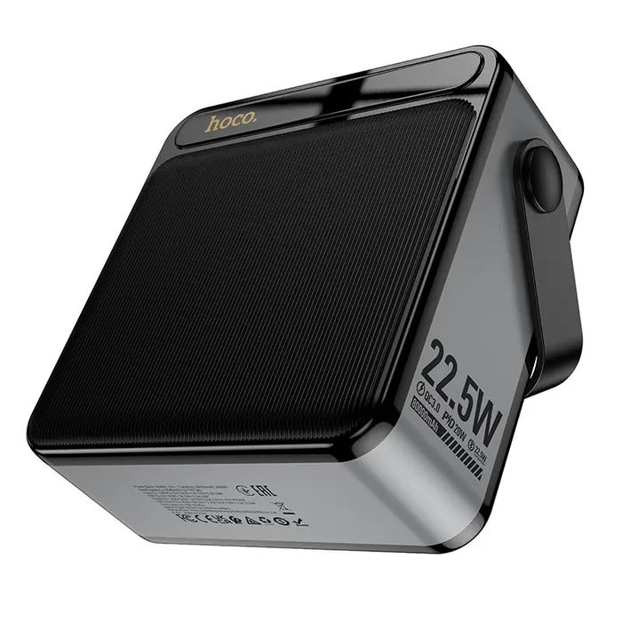 Павербанк 80000mAh з ліхтарем та швидкою зарядкою 22.5Вт HOCO J161