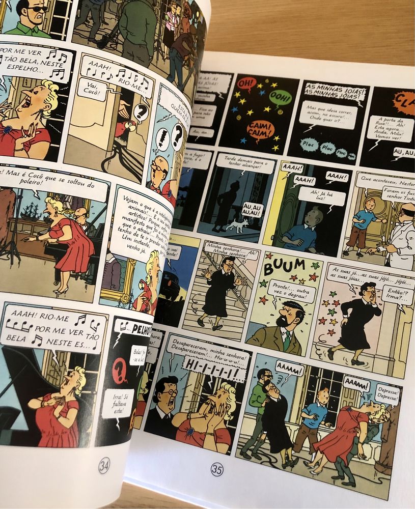 Livro As Aventuras de Tintin