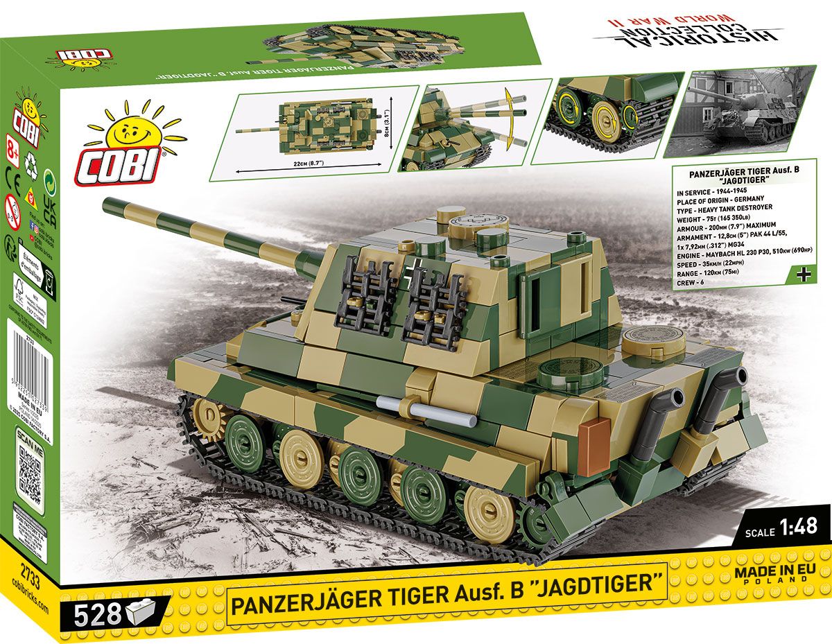 Klocki Cobi 2731 Czołg Kv-2 Ciężki Pojazd Wojskowy Ww2 Wojsko Armia