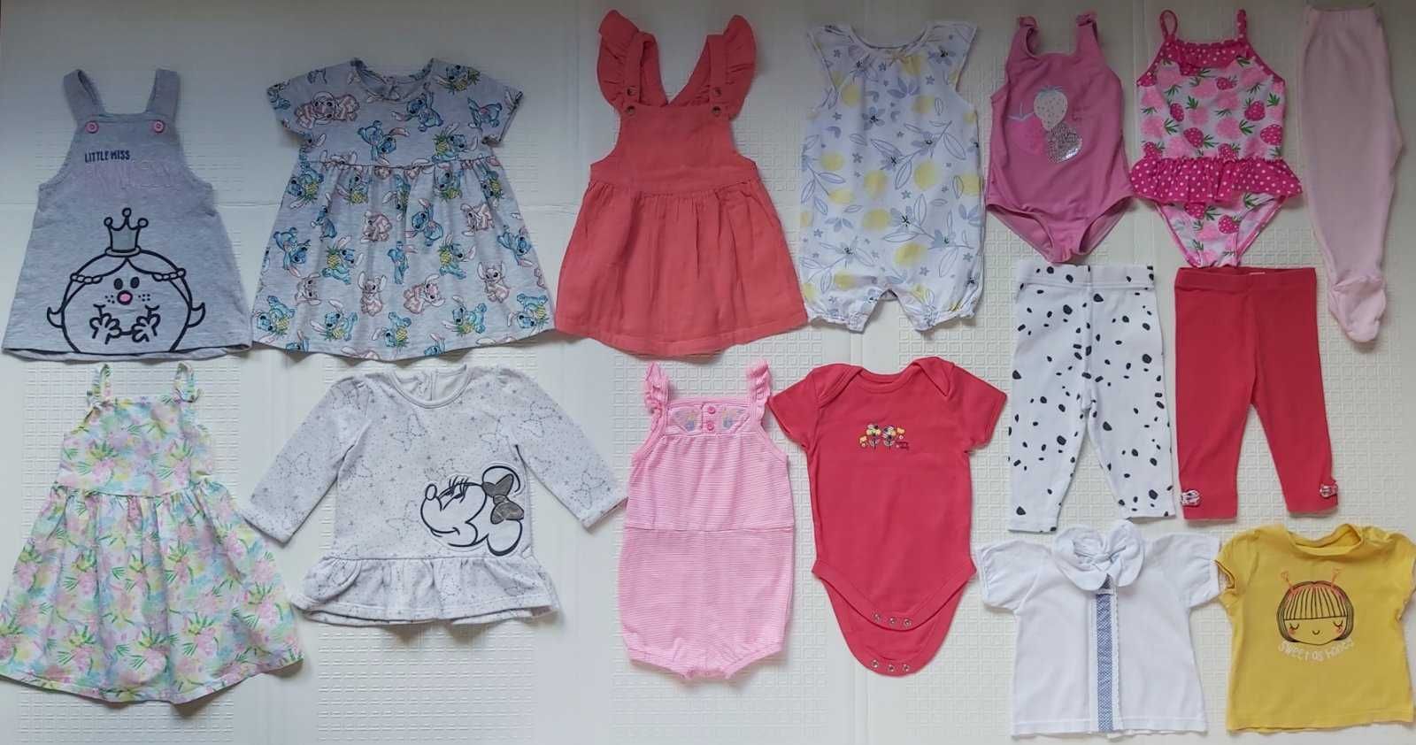 Реглан Лосины футболка Платье одежда на девочку 6-9 месяцев