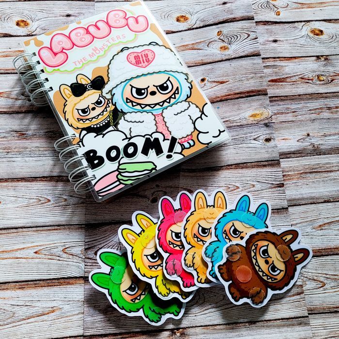 Książka na rzepy Toca Boca, Avatar, Labubu.Lamibook.Prezent dla dzieci