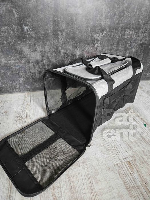 Transporter torba transportowa dla psa kota królika świnki szary