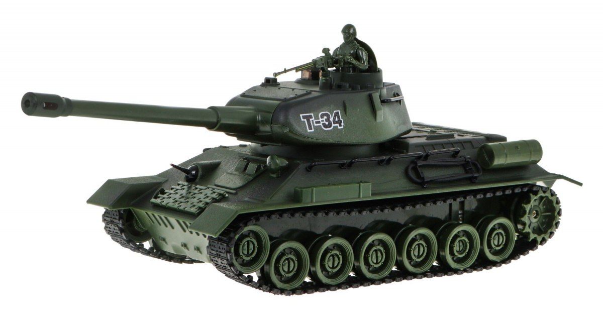 Bitwa Czołgów Tiger Vs T-34 1: 28 zasięg do 40 metrów