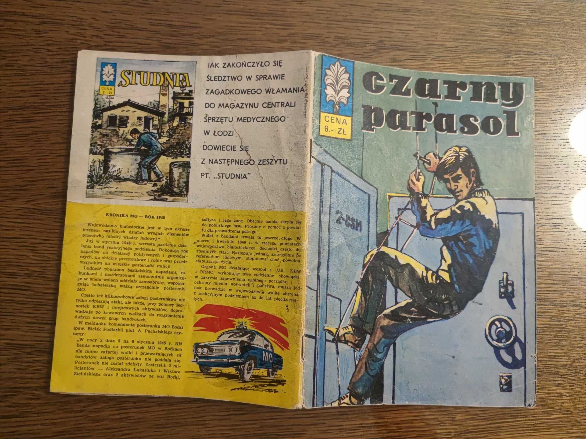 komiks kapitan żbik - kocie oko i czarny parasol.