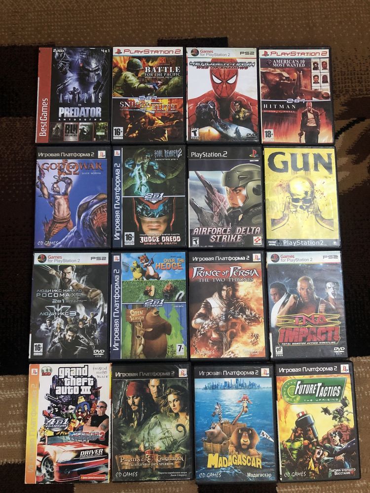 Продам ігри на PlayStation 2