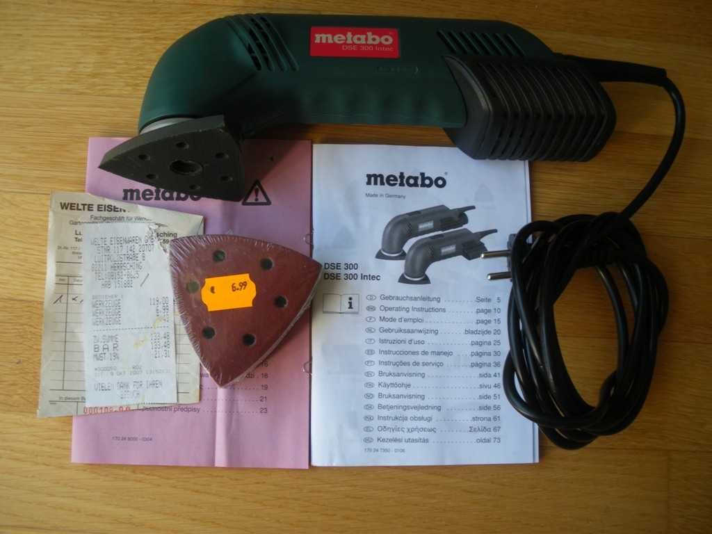 Шліфмашина дельтавидна METABO DSE 300 Intec