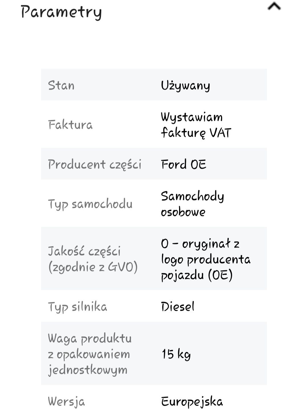 Wał FORD fokus mk2 1.8 TDCI KKDA