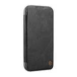 Etui Nillkin Qin Prop Leather Iphone 16 (Czarny)