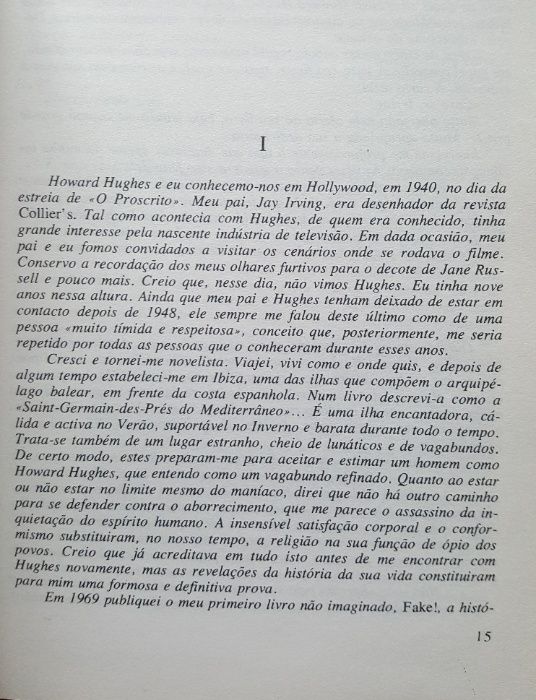 (Auto)Biografia de Howard Hughes, Clifford Irving