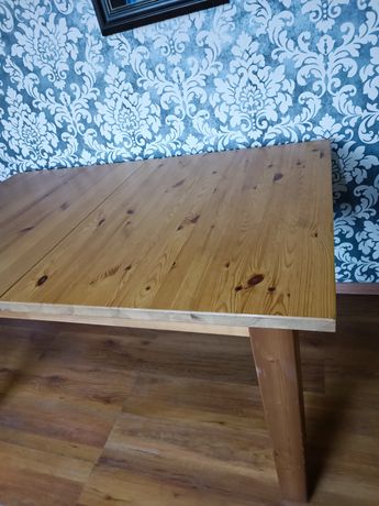 Stół drewniany sosna, Ikea stornas, rozkładany, drewno!
