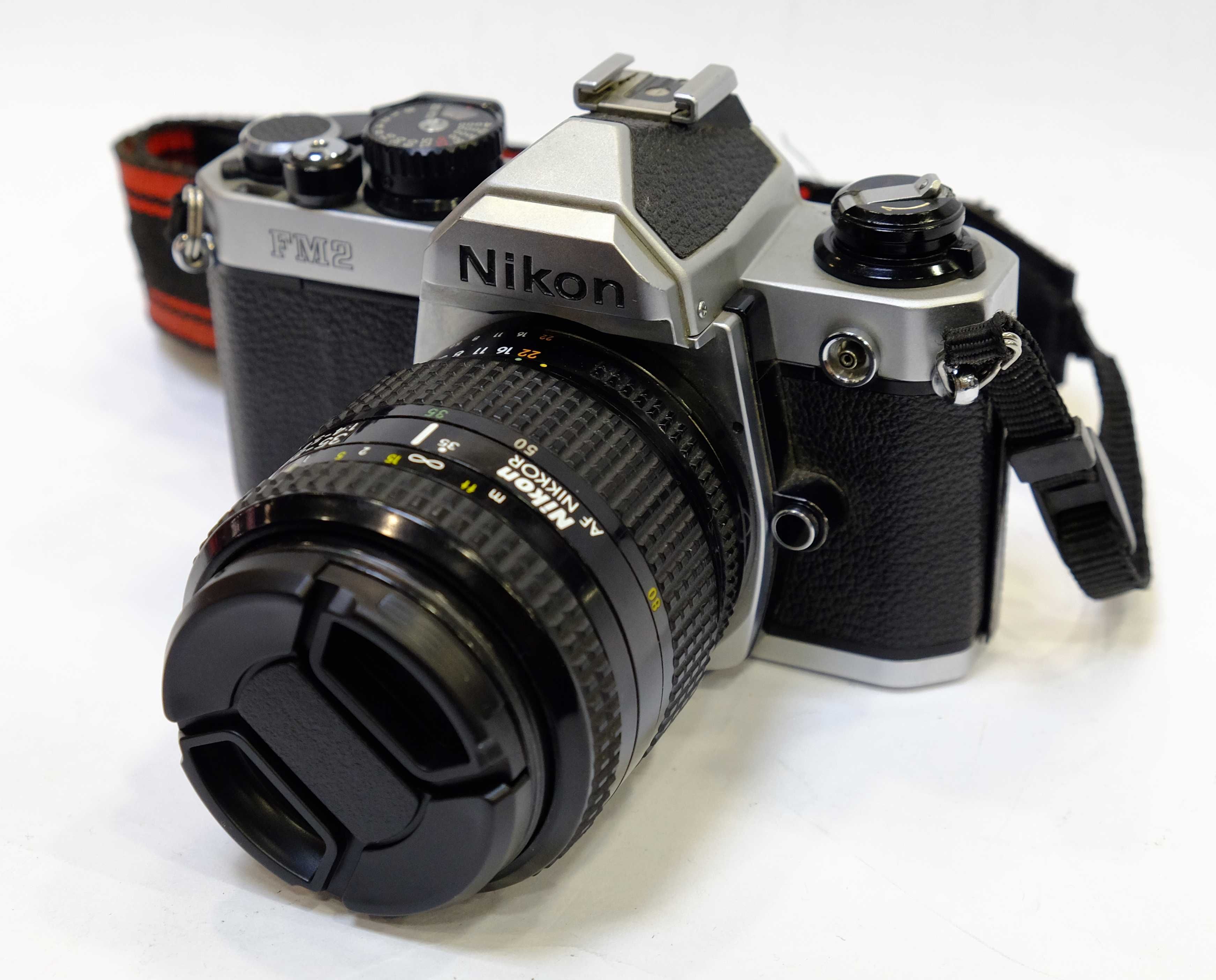 Aparat analogowy Nikon FM2N + 35-80 F/4-4.6 D. Gwarancja!