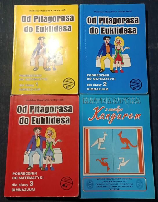 Od Pitagorasa do Euklidesa klasa 1-2-3 +Matematyka z wesołym Kangurem