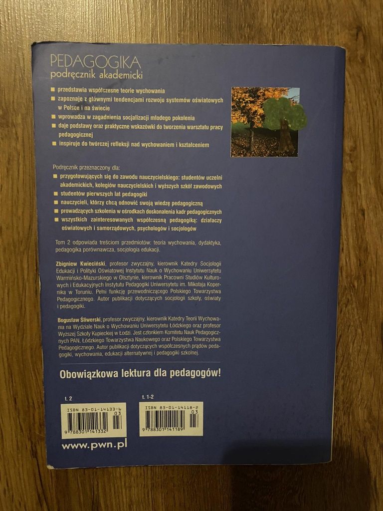 Książka Pedagogika tom 2, B. Śliwerski, Z. Kwieciński 2004