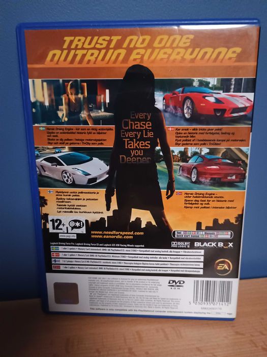 Need for Speed Undercover PS2 PlayStation 2 skandynawska komplet