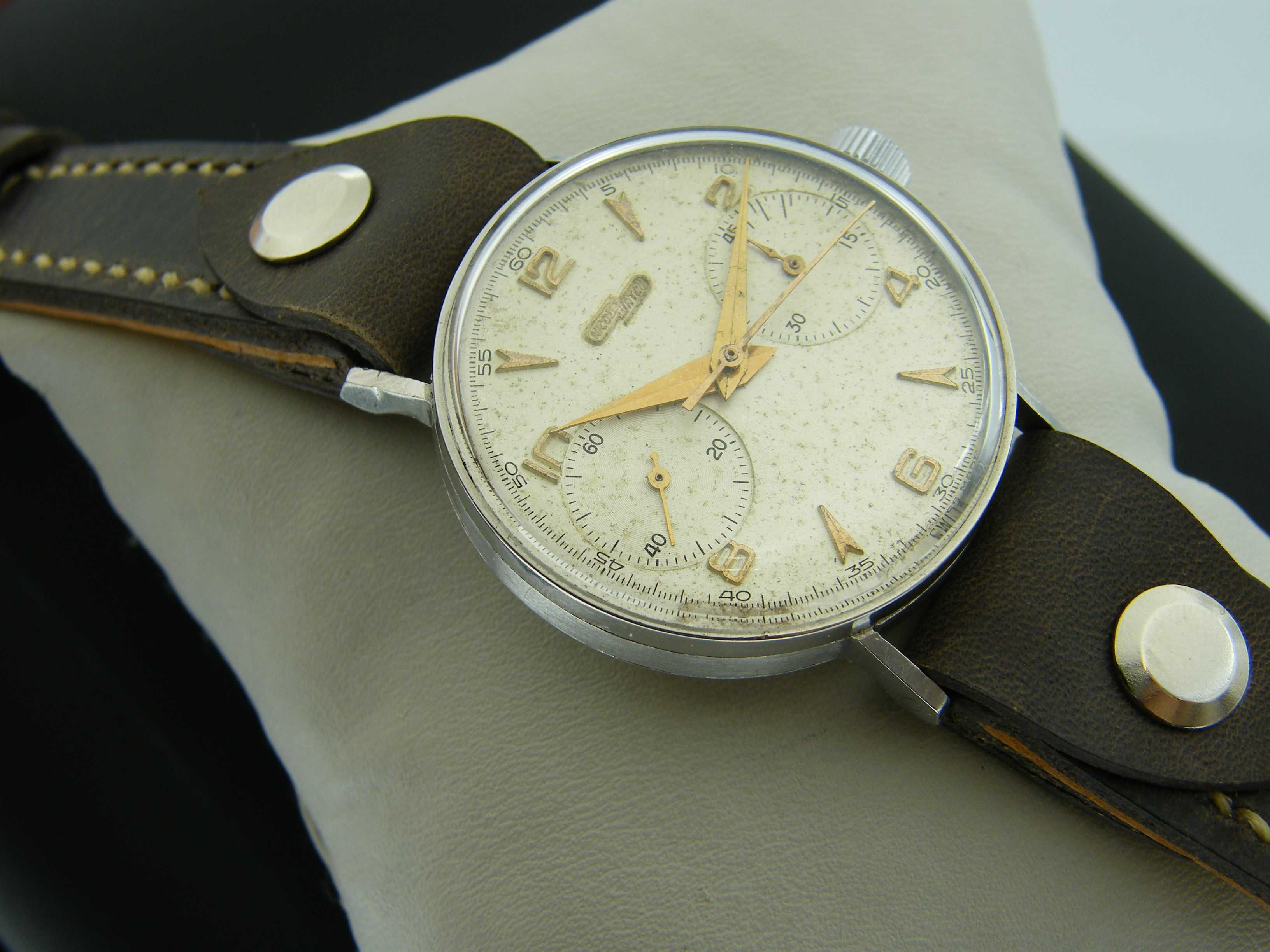 Nicolet Watch Chronograph Vintage Cal. Valjoux 22