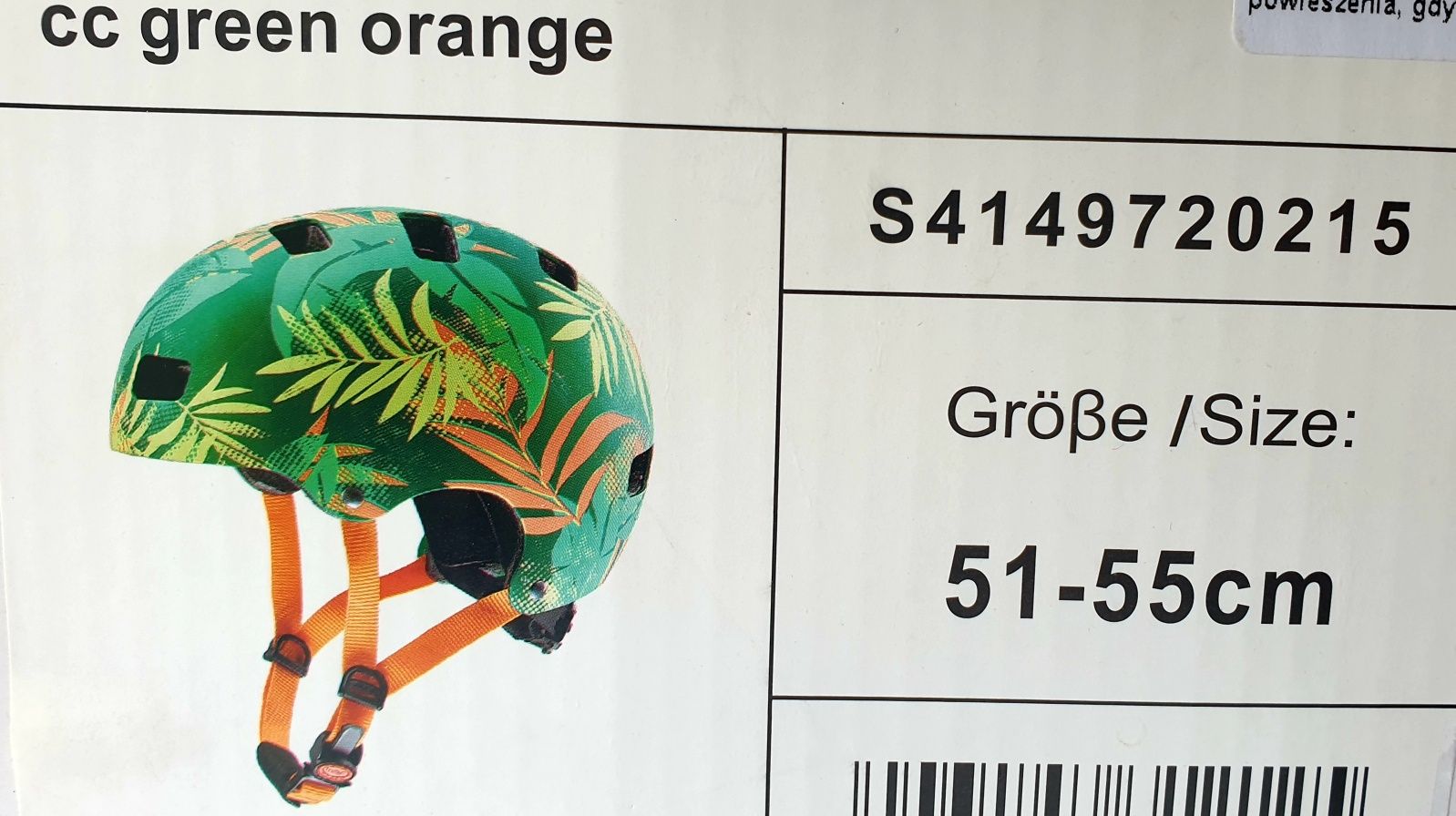 Kask Uvex 51-55cm cc green orange