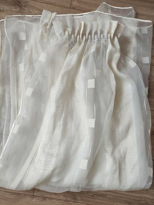 Firana ecru 170 cm x 160 cm