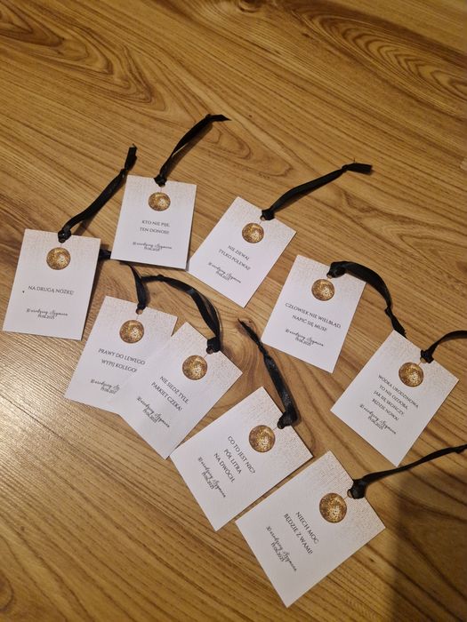 Zawieszki na alkohol 9szt