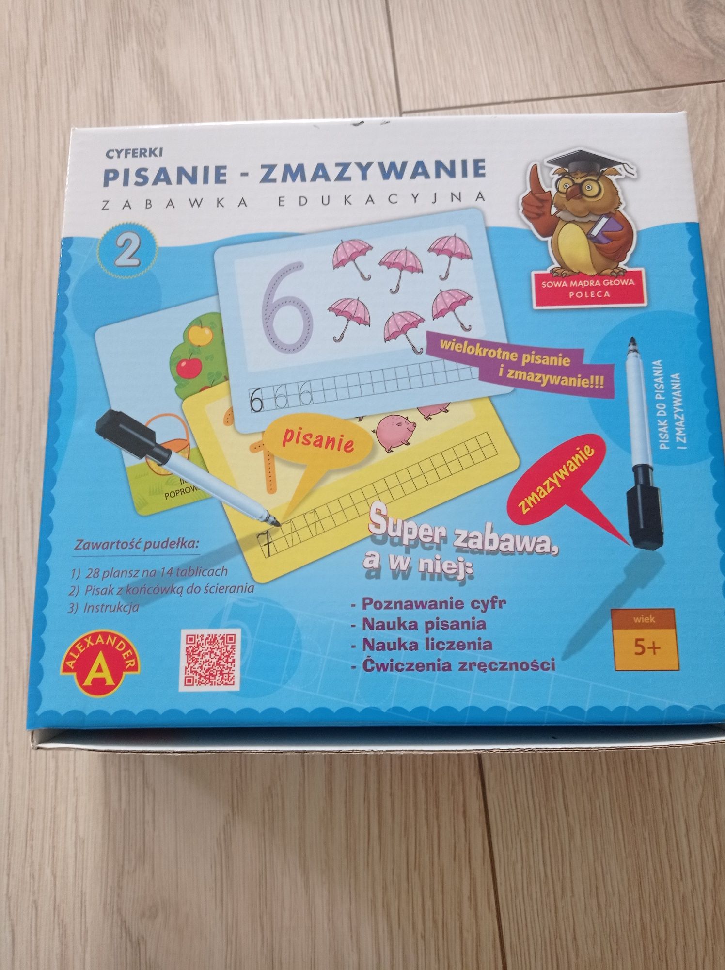 Pisanie - zamazywanie cyferki