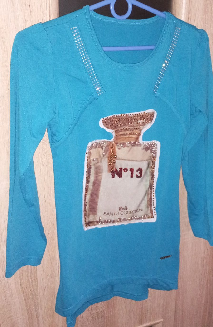 Bluzka tunika blue 158