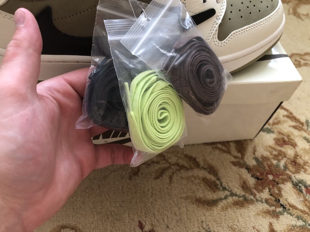 Кросівки Travis Scott air Jordan 1 low golf оригінал під замовлення