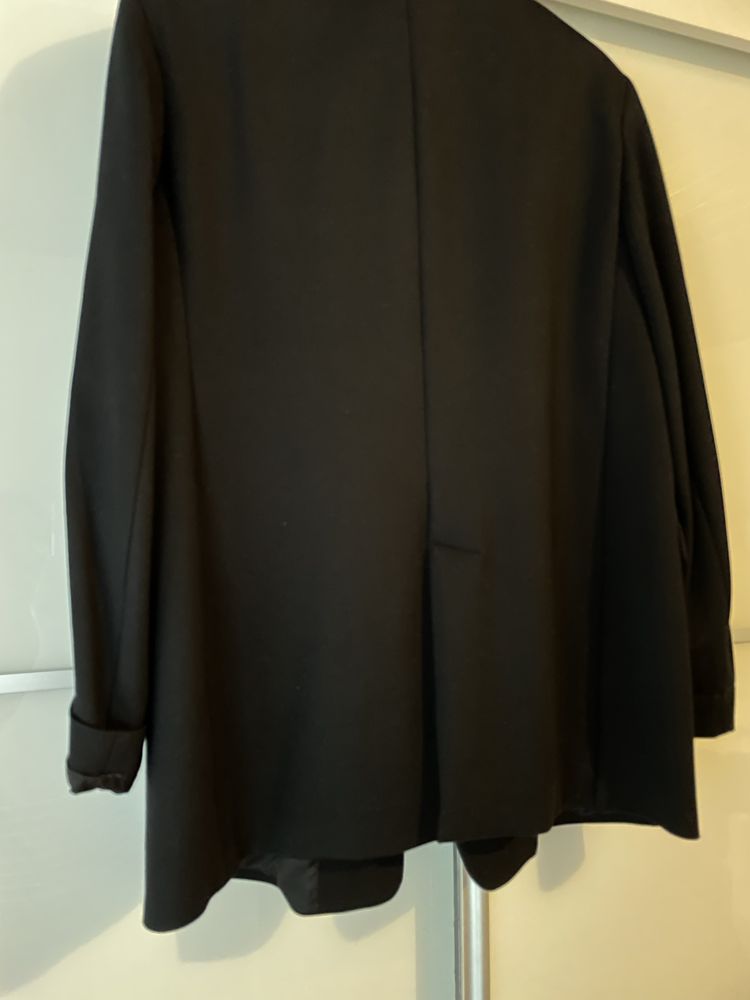 Massimo Dutti cudna czarna marynarka-limited edition-XL!