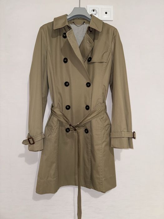 Бежевий італійський тренч Мах Mara, пальто,плащ,куртка