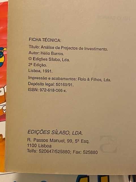 Hélio Barros - Análise de Projectos de Investimento