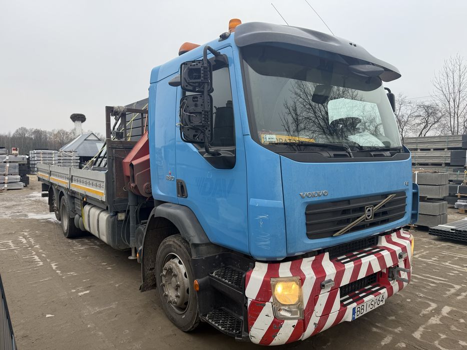 Volvo fe280 skrzynia + dzwig  HDS HMF (hiab palfinger ) na export