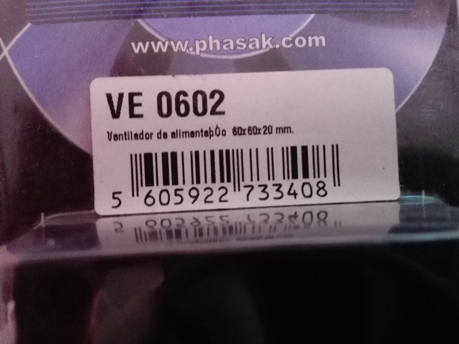 Ventoinha Nova para Caixa, embalagem de origem,